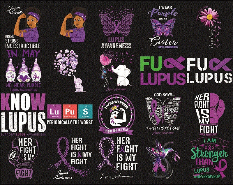 129 Lupus Awareness PNG Bundle, Warrior Lupus Awareness Png, Lupus Awareness Heart png, Lupus Strong Black Afro Girl png, Support Squad Png 1002554646