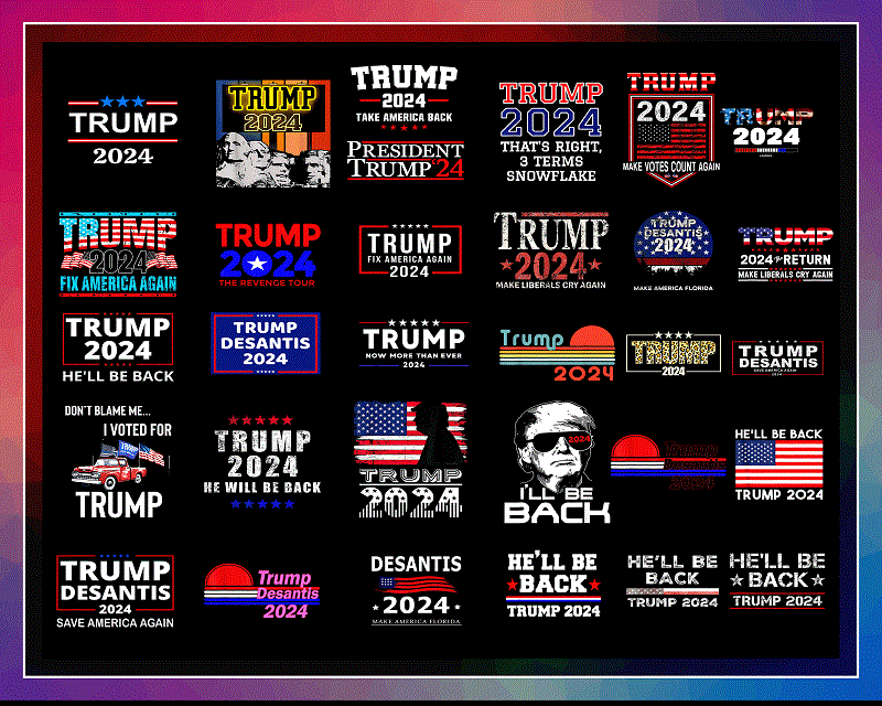 98 Designs Trump 2024, Trump 2024 PNG, Sublimation Design, Sublimation Download, Election 2024 Sublimation, Election 2024, Trump Cut file 1006742590