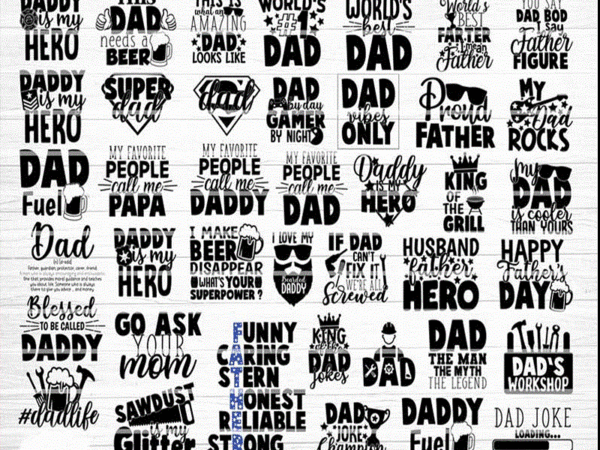 COMBO 900+ DAD SVG, Father’s Day svg, Dad and son, Firefighter Dad Png ...