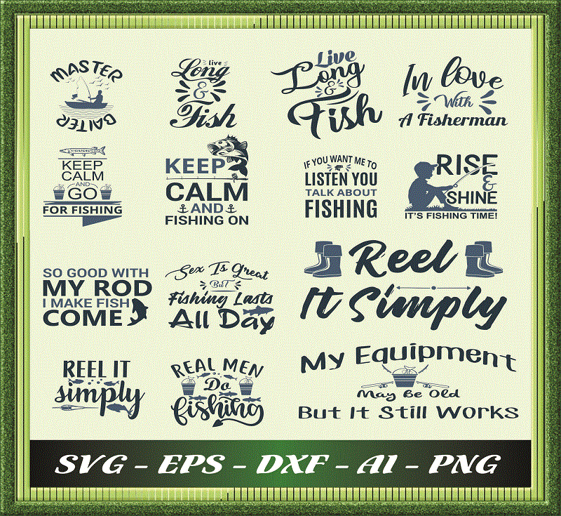 94 Fishing SVG Bundle, Shirt Fishing Quote svg, Fishing Fonts svg Bundle, Fishing Design Bundle svg, Svg Files For Cricut, Instant Download 966838786