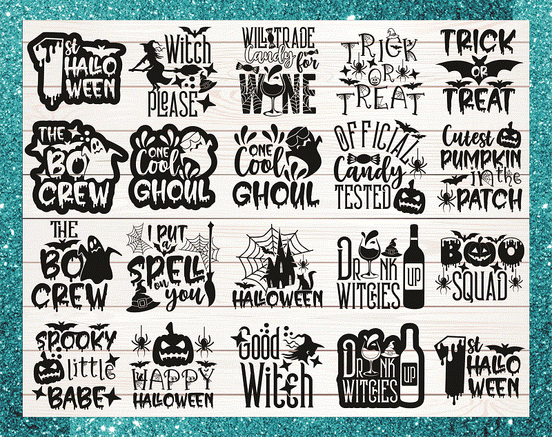 Combo 80+ Designs Halloween SVG, Hocus Pocus Svg, Halloween Witch SVG ...