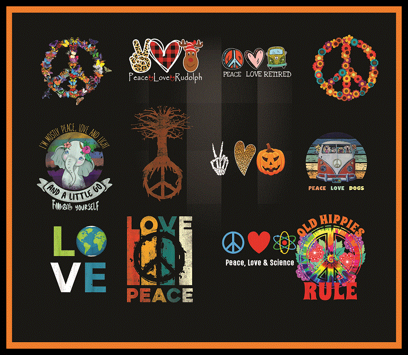 Bundle 100+ All Peace Love png, Hippie Sublimation, Peace Love Quote png, Peace Love gift, Trending Png For gift, Digital Print Design 891522534