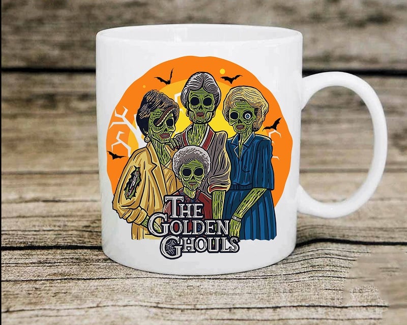 The Golden Ghouls Custom Horror Scary PNG, Vintage Horror Movie, Scary Halloween, Halloween PNG, Sublimation Designs, Digital Download 871158296