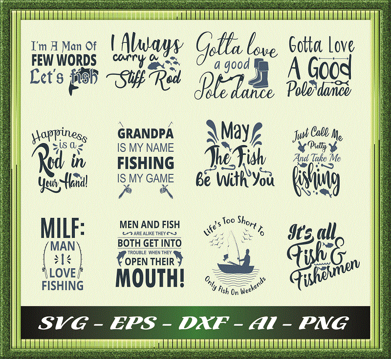 94 Fishing SVG Bundle, Shirt Fishing Quote svg, Fishing Fonts svg Bundle, Fishing Design Bundle svg, Svg Files For Cricut, Instant Download 966838786