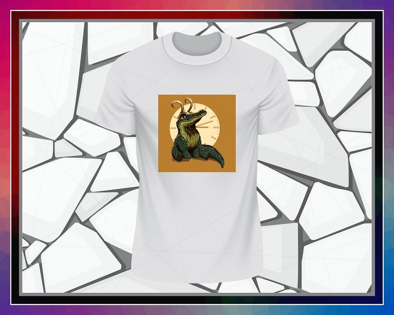 CROCODILE LOKI Bundle, Alligator Loki, Croki Mug, Loki crocodile T-shirt, Marvel Sweatshirt, Loki Variant 2021, Designs Download 1051798299