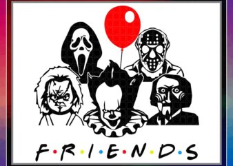 Bundle 6 Designs Horror Killers PNG, Horror Characters Friends PNG, Friends, Horror Friends Png,Horror Movie Characters,Halloween Friend PNG 857753560