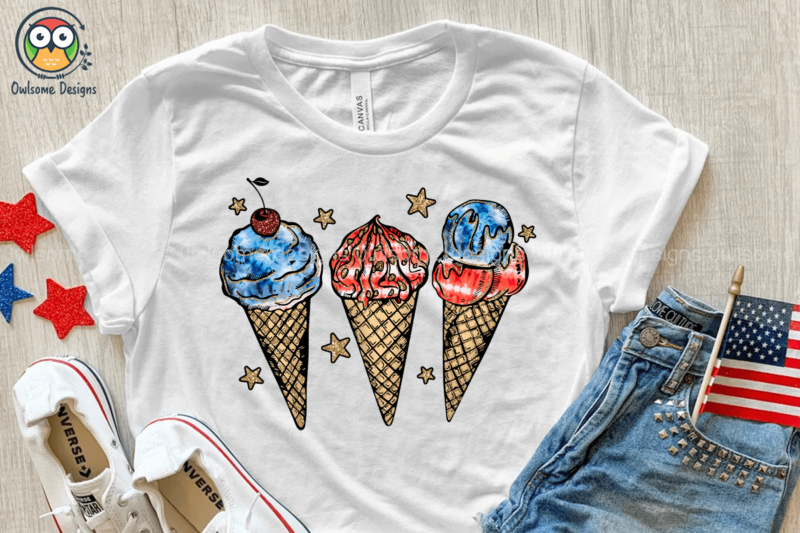 Ice Cream America 4th July