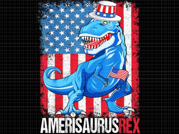 Dinosaur 4th of july amerisaurus t-rex png, amerisaurus rex flag png, dinosaur 4th of july png, dinosaur flag png, 4th of july t-rex png t shirt vector illustration