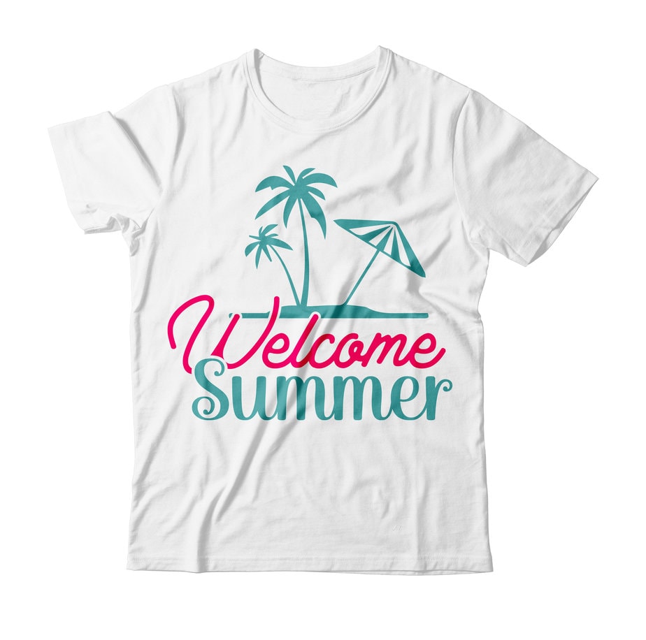 Welcome Summer SVG - Buy t-shirt designs
