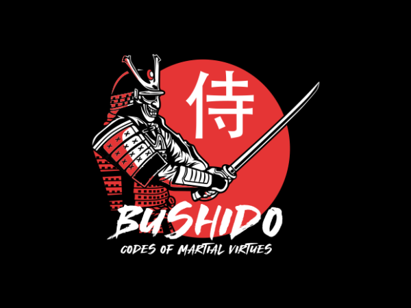 Bushido t shirt template