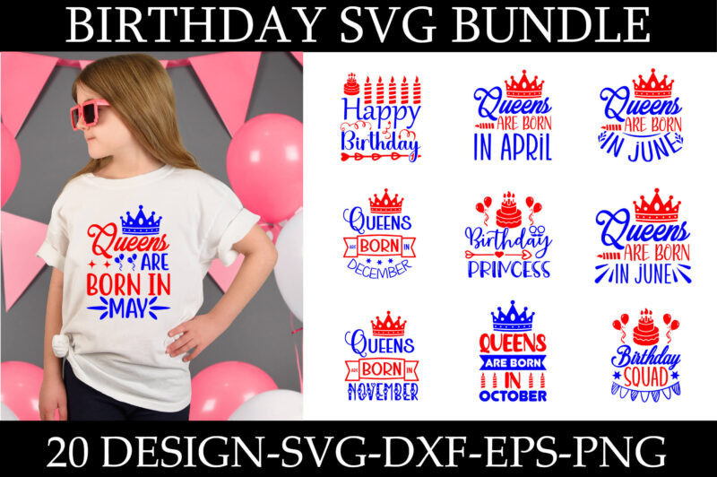 Birthday SVG Bundle