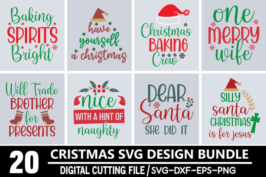 Christmas svg bundle t shirt vector file - Buy t-shirt designs