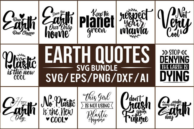 Earth Quotes Bundle File