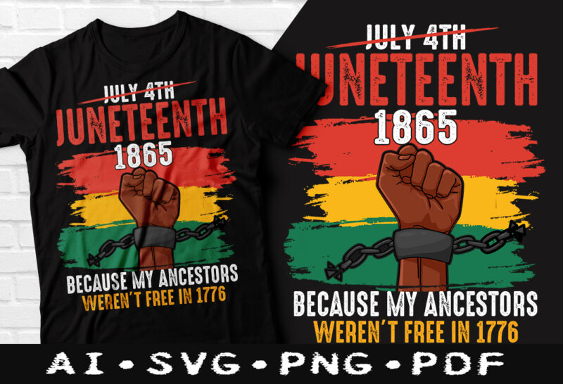 July 4th Juneteenth 1865 tshirt design, Juneteenth 1865 t-shirts, Juneteenth t-shirts, Juneteenth, July 4th Juneteenth T-shirt, Proud Juneteenth Tees,