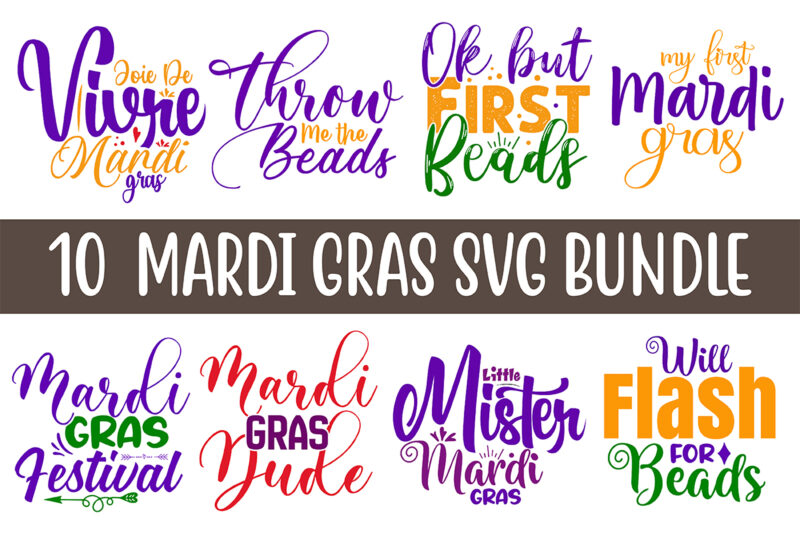 Mardi Gras SVG Bundle