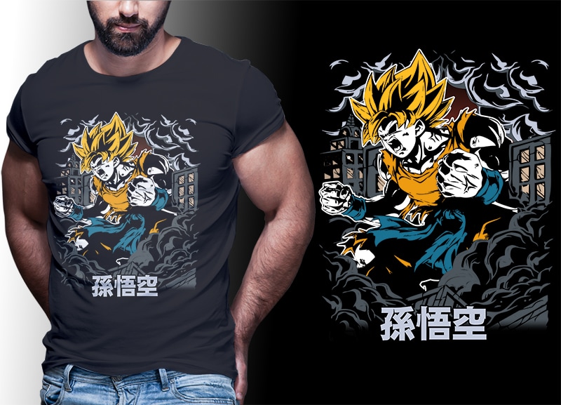 91 ANIME MIX tshirt designs bundle editable PART# 03