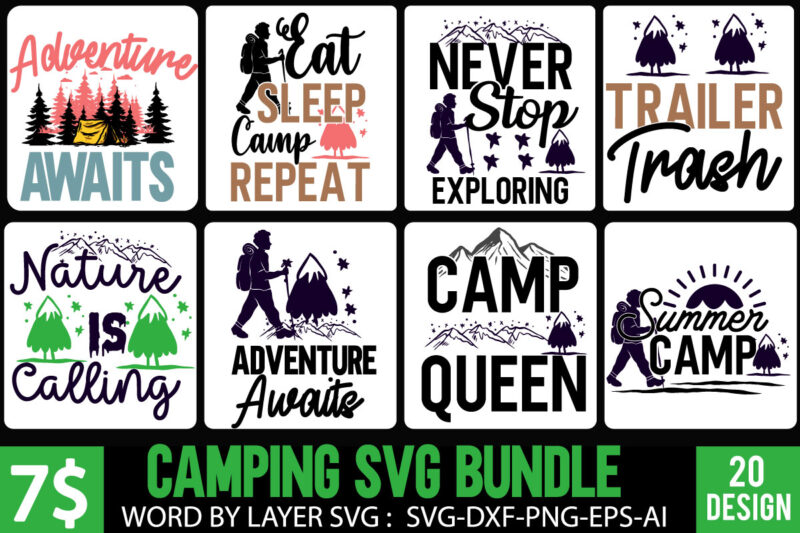 Adventure Tshirt Mega Bundle ,Camping 80 Tshirt Design , Camping SVG Bundle , Camping Mega Bundle , Camping svg design bundle , adventure tshirt bundle , hiking tshirt bundle ,camping