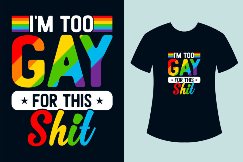 Gay Pride LGBT T-Shirt Design Bundle