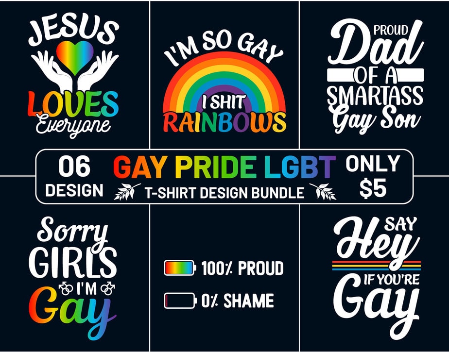 Cool Pride Club LGBT Pride Month SVG Graphic Design Files