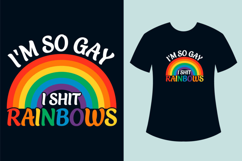 Pride Month LGBT Gay T-shirt Design Bundle