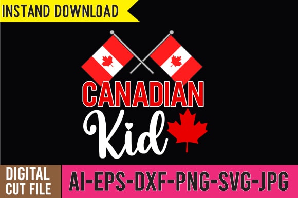 Canadian kid tshirt design ,canadian kid svg cut file , canada tshirt design,canada svg bundle , canada svg bundle quotes , canada tshirt bundle , canada 20 design , canada