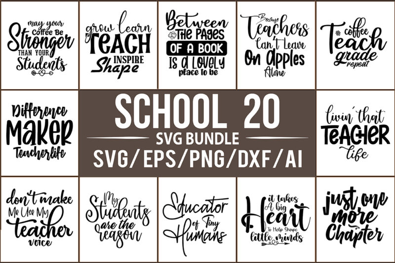 Back to School SVG Bundle