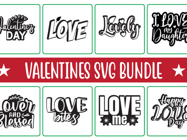 Valentines svg design bundle