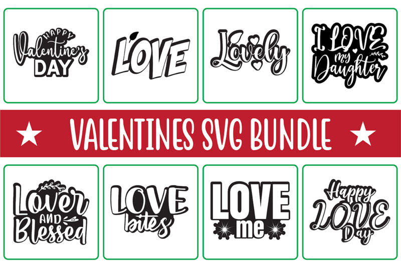 Valentines SVG Design Bundle