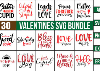 Valentines SVG Design Bundle