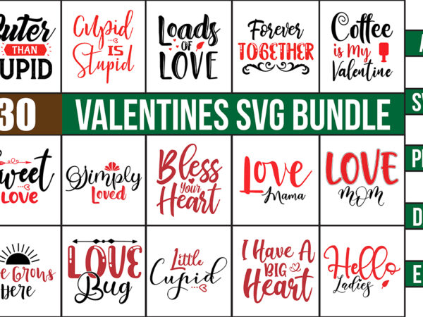 Valentines svg design bundle