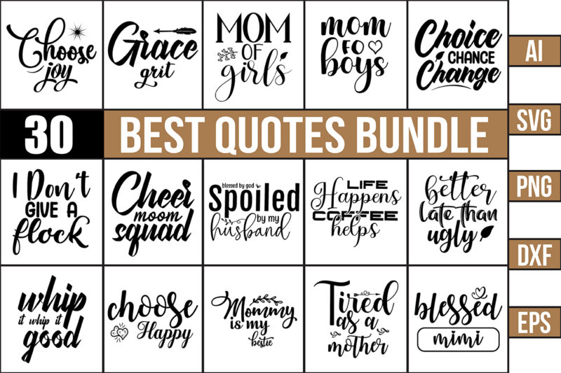 Best Quotes SVG Bundle