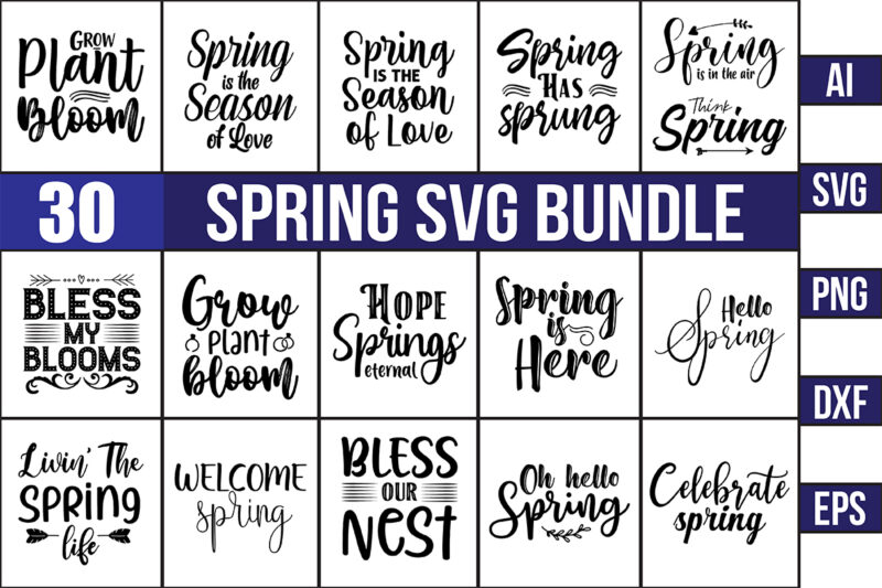 Spring SVG Bundle