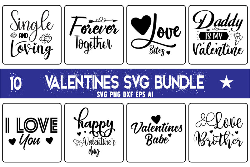 Valentines SVG Bundle