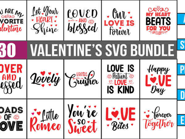 Valentines svg bundle t shirt vector art