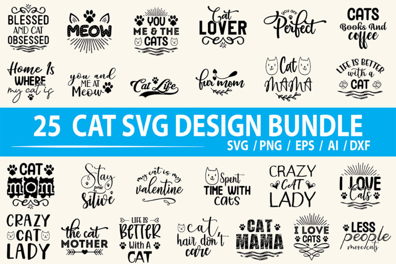 Cat SVG Bundle