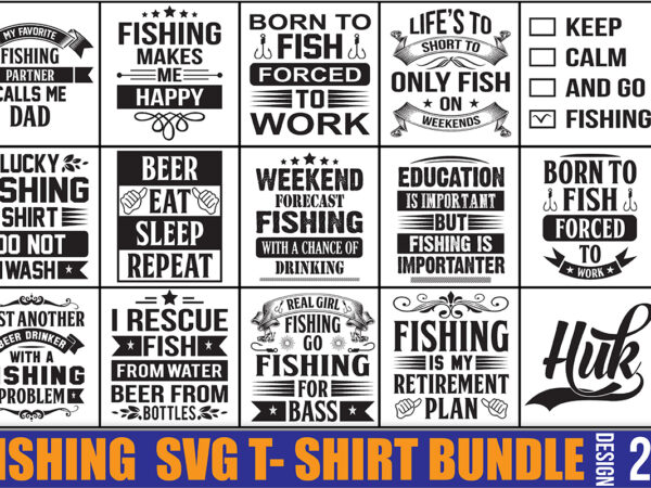 Fishing t shirt bundle