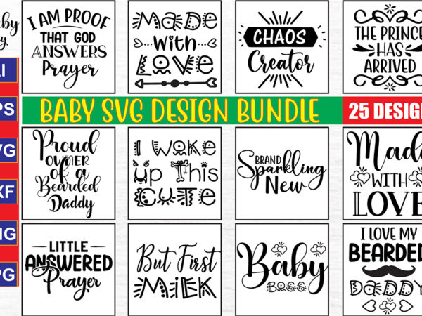 Baby svg bundle t shirt template