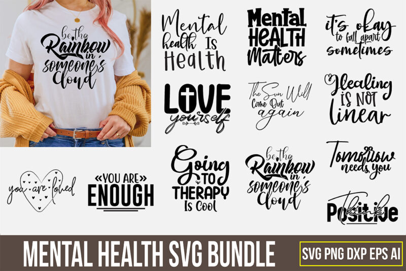 Mental Health SVG Bundle