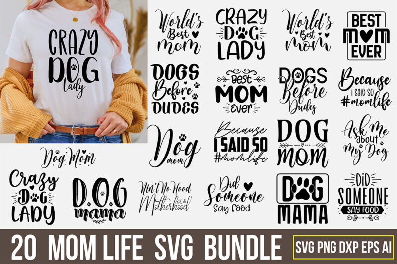 Mom Life SVG Bundle