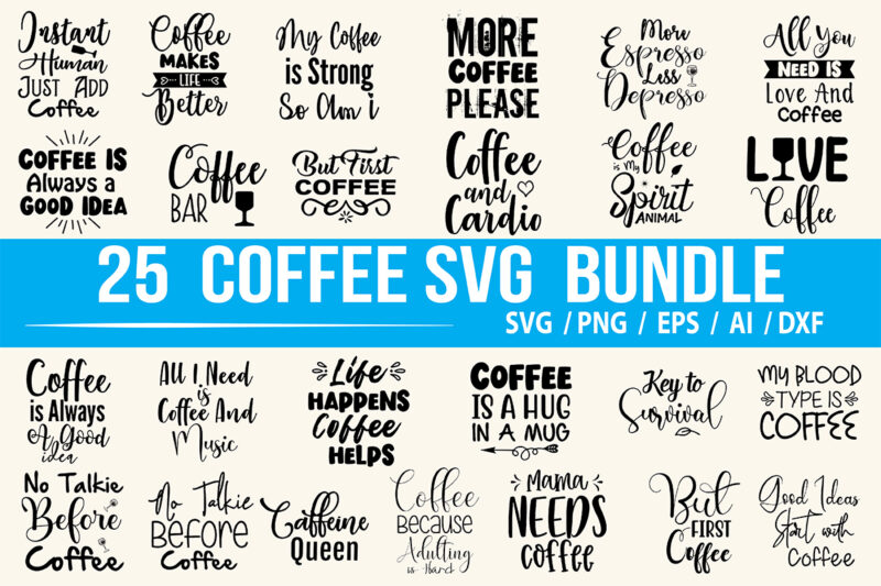 Coffee SVG Bundle