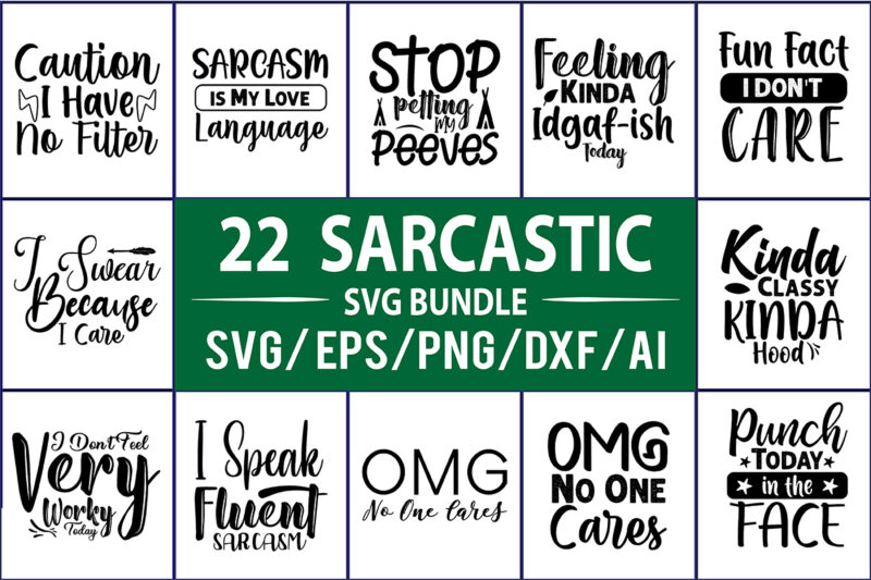 Sarcastic SVG Bundle