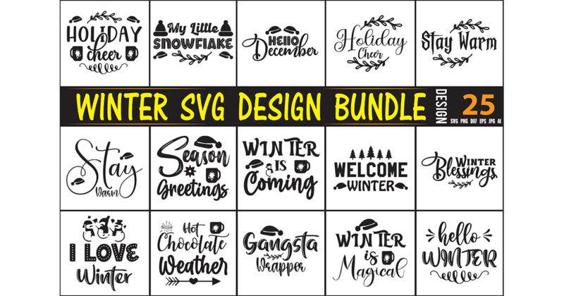 Winter SVG Bundle