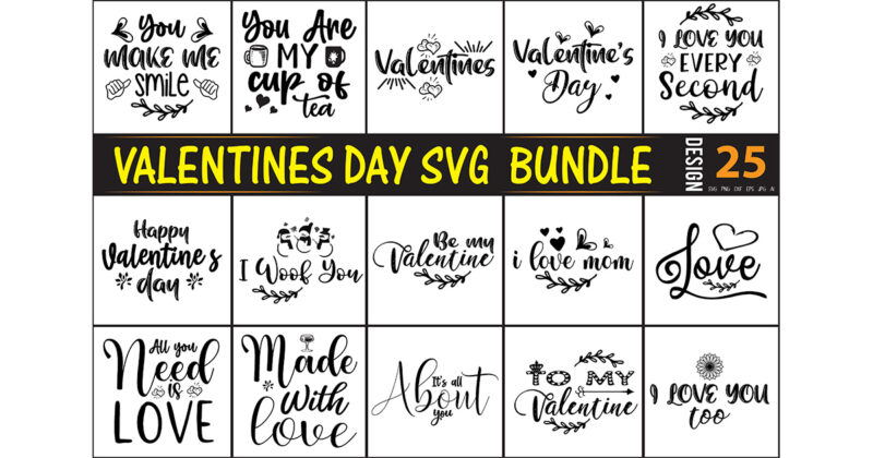 Valentines SVG Bundle