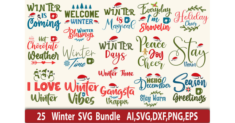 Winter SVG Bundle