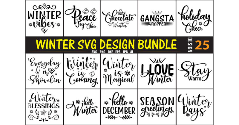 Winter SVG Bundle