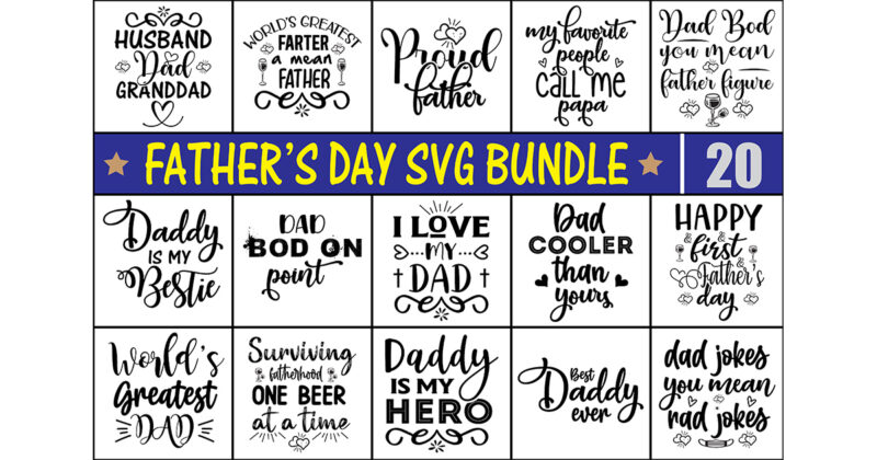 fathers day svg bundle