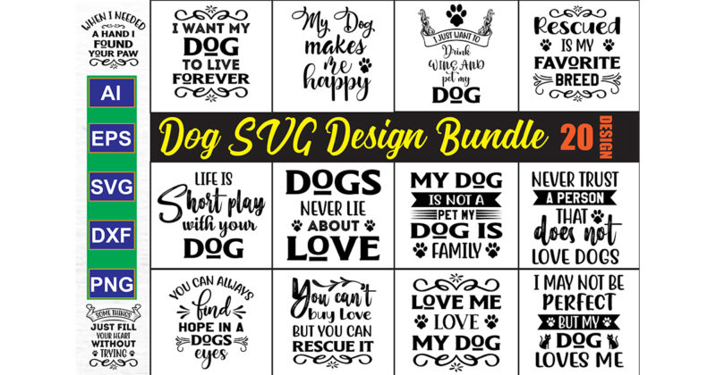 Dog SVG Bundle