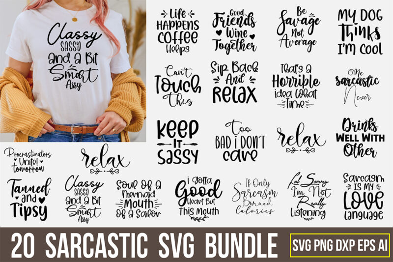 Sarcastic SVG Bundle