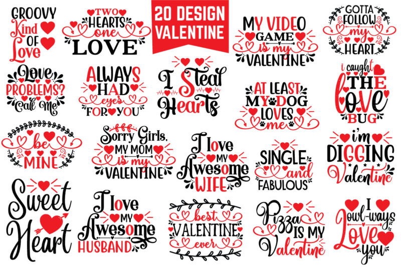 Valentine SVG Bundle