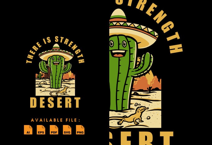 Cactus Sombrero Tshirt Design - Buy t-shirt designs